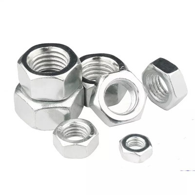 Gli accessori per tubi d'acciaio di industriale di DIN934 SS304 316 hanno galvanizzato i dadi esagonali degli ss