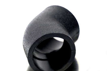 HDPE del rifornimento idrico della rottura di allungamento DN10 1.6MPA un gomito da 45 gradi