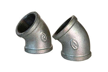 Gomito della ghisa malleabile del sindacato del tubo di ferro nero da 90 gradi