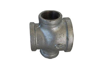 Accessori per tubi galvanizzati incrocio della ghisa malleabile