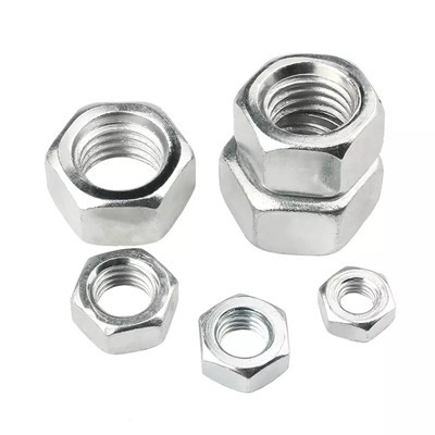 Gli accessori per tubi d'acciaio di industriale di DIN934 SS304 316 hanno galvanizzato i dadi esagonali degli ss