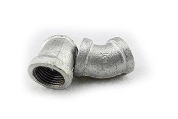 Acciaio al carbonio del tubo accessori per tubi del acciaio al carbonio del gomito da 45 gradi