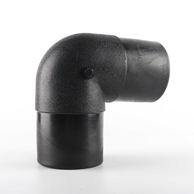 Accessorio per tubi del PE di BACCANO 200mm gomito dell'HDPE da 90 gradi