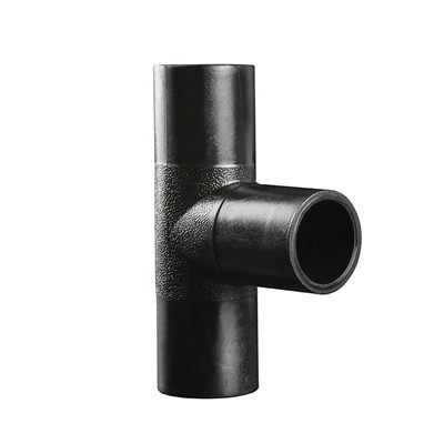 T dell'HDPE dei montaggi di compressione del tubo dell'HDPE di SCH40 DN20-110